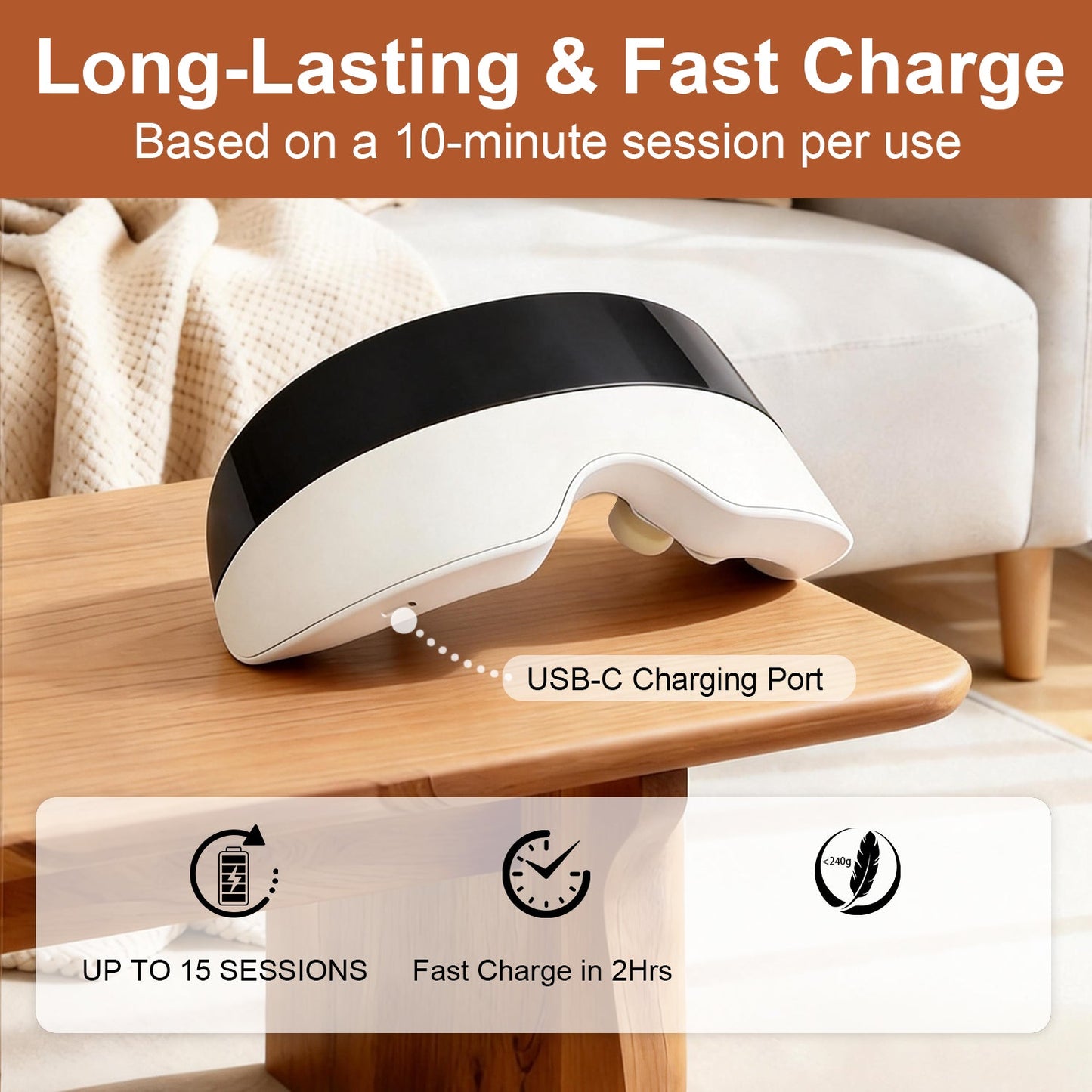 Eye Massager with Heat & Bluetooth Music